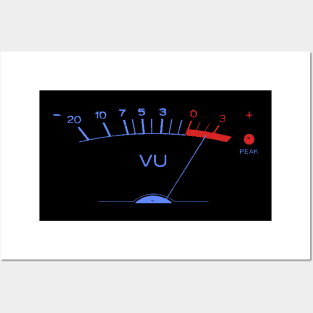 Analog VU meter Posters and Art